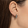 Серьги из желтого золота с фианитами (арт. 112900ж) – изображение 3