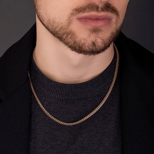 Золотий ланцюжок плетіння Пітон (арт. цр306141Д) – зображення 3