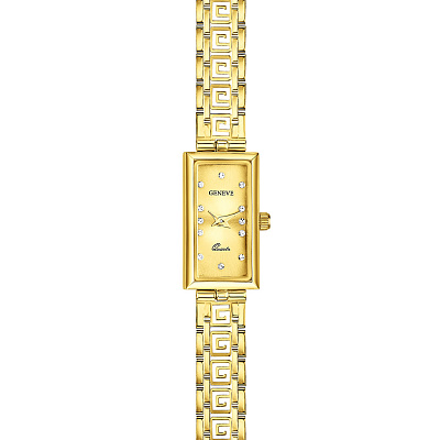Тонкие золотые часы (арт. 260166ж)