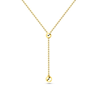 Колье Fly из желтого золота с регулируемым размером (арт. 352374/1ж)