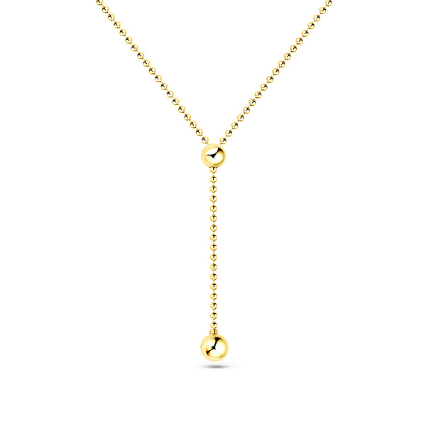 Колье Fly из желтого золота с регулируемым размером (арт. 352374/1ж) – изображение 1