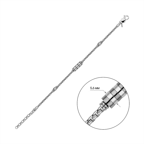 Браслет из серебра (арт. 7509/5154) – изображение 2