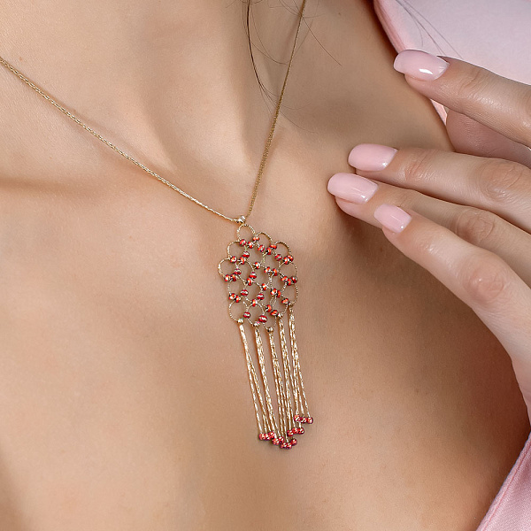 Золотое колье Francelli (арт. 351329жк) – изображение 2