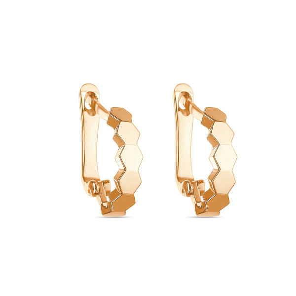 Сережки из красного золота (арт. 107606) – изображение 1
