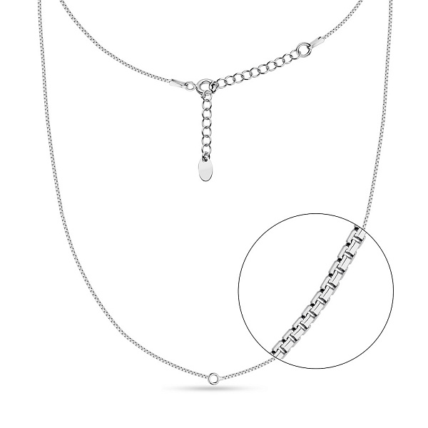 Колье из серебра без камней (арт. 7507/1358) – изображение 1