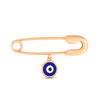 Золотая булавка Око Фатимы (арт. 360164есбч)