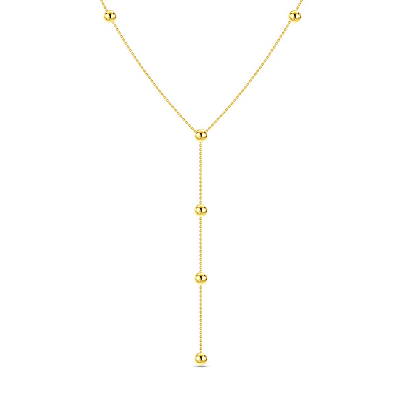 Колье-галстук из желтого золота (арт. 360276ж) – изображение 4