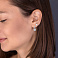 Серьги из белого золота с бриллиантами (арт. С011062010б) – изображение 3