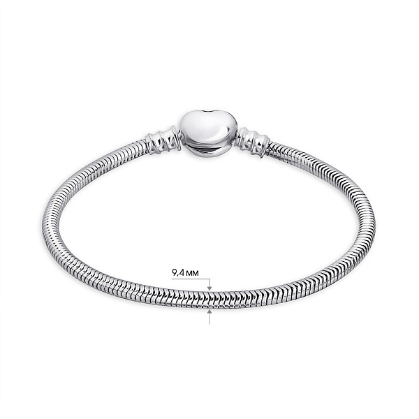 Серебряный браслет для шармов (арт. 7909/8005/17) – изображение 2