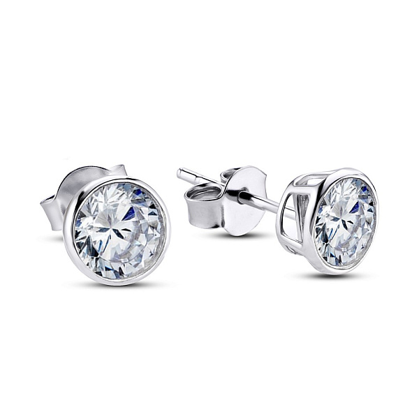 Сережки-пусеты  из серебра (арт. 7518/364/3) – изображение 1