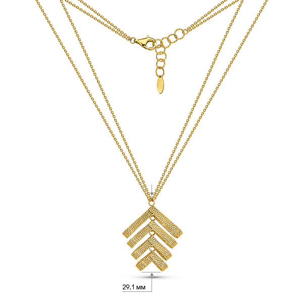 Золоте кольє Francelli (арт. 352912ж) – зображення 4