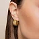 Золотые серьги Francelli (арт. 1091340/15ж) – изображение 2