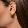 Серьги из желтого золота Francelli (арт. е1091760ж) – изображение 3