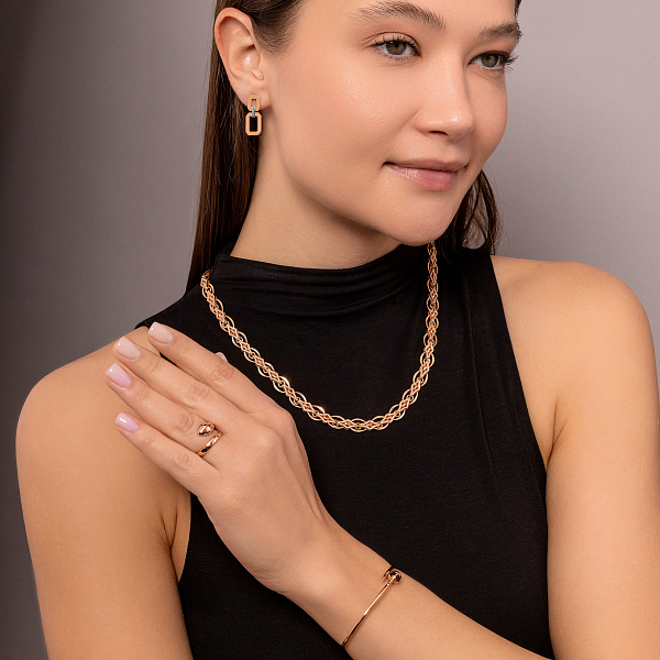 Золотое кольцо Змея (арт. 141450к) – изображение 5