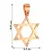 Золотая подвеска «Звезда Давида» с фианитами (арт. 440351) – изображение 4