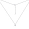 Серебряное колье с подвеской с фианитом (арт. 7507/2581) – изображение 2