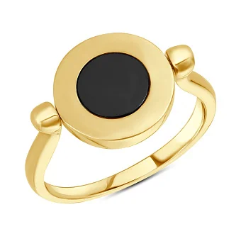 Каблучка золота з оніксом (арт. 153352жо)