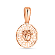 Фото Золотой подвес Олимпия с греческим орнаментом (арт. 424615)