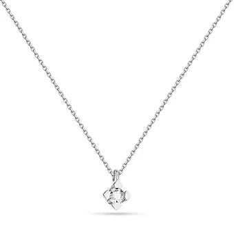 Кольє з білого золота з діамантом (арт. Ц011288005б)