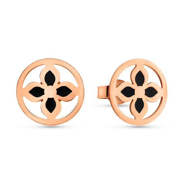 Золотые серьги-пусеты (арт. 1091290еч) – изображение 1