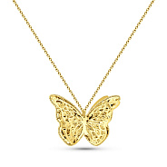 Золотое колье Бабочка Francelli (арт. 352713ж)