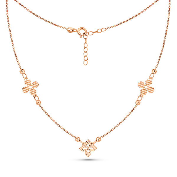 Кольє з червоного золота (арт. 352649) – зображення 2