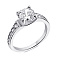 Серебряное кольцо с фианитами (арт. 7501/6406) – изображение 1