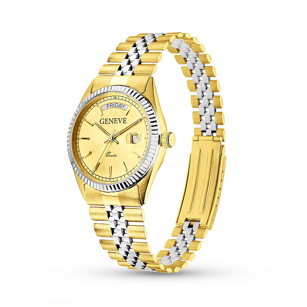 Часы из желтого и белого золота (арт. 260139жб) – изображение 1