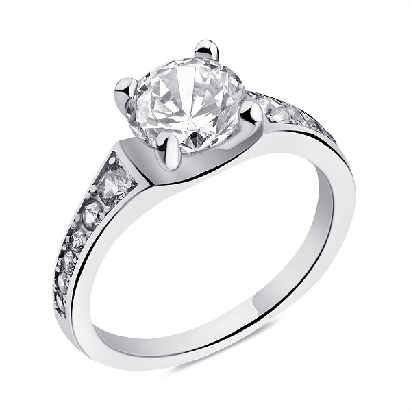 Серебряное кольцо с фианитами (арт. 7501/6406) – изображение 1
