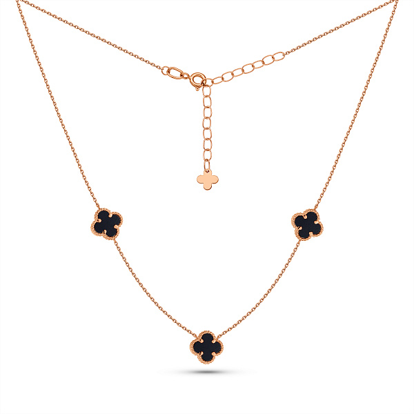 Золоте кольє Конюшина (арт. 361494/8о) – зображення 2