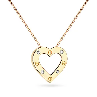 Кольє з жовтого золота з фіанітами (арт. 351571ж)