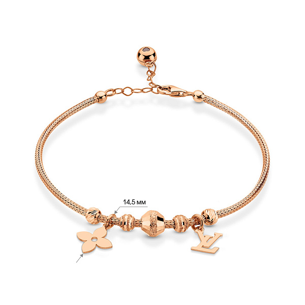 Браслет из красного золота (арт. 326899П2) – изображение 3