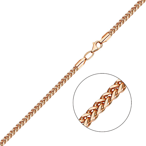 Золотая цепочка плетения Колосок (арт. 303505) – изображение 1