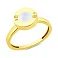 Золота каблучка з перламутром (арт. 155451жп) – зображення 1