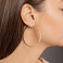 Серьги-кольца из красного золота (арт. 122105/50) – изображение 3