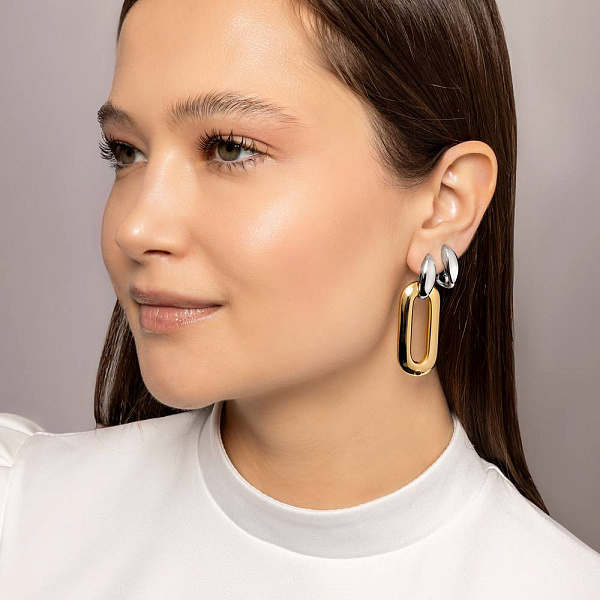 Золоті сережки Francelli (арт. е1091886бж) – зображення 3