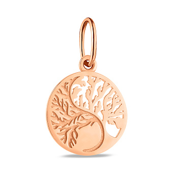 Кулон из красного золота Дерево жизни (арт. 424692/10)