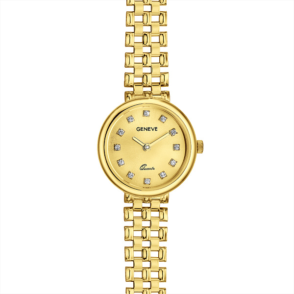 Часы из желтого золота с фианитами (арт. 260286жж) – изображение 2