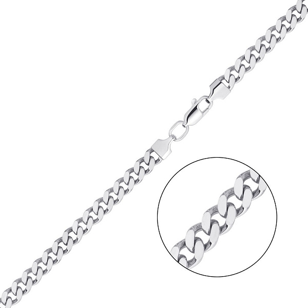 Ланцюжок в плетінні Панцир зі срібла (арт. 0301008) – зображення 1