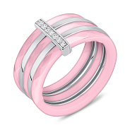 Кольцо из серебра и керамики (арт. 7501/2070047кмр)