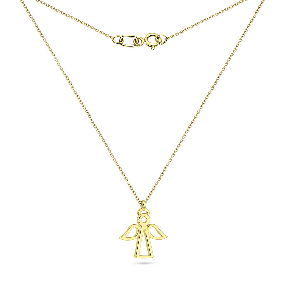 Колье "Ангел" из желтого золота (арт. 352256ж) – изображение 2