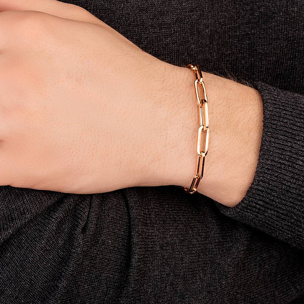 Золотий браслет без каменів (арт. 326488) – зображення 3