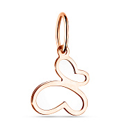 Золотая подвеска Бабочка (арт. 423893)