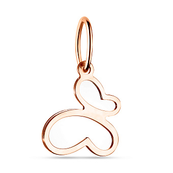 Фото Золотий кулон Метелик (арт. 423893)