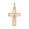 Золотий хрестик з розп'яттям (арт. 511181нрши) – зображення 1