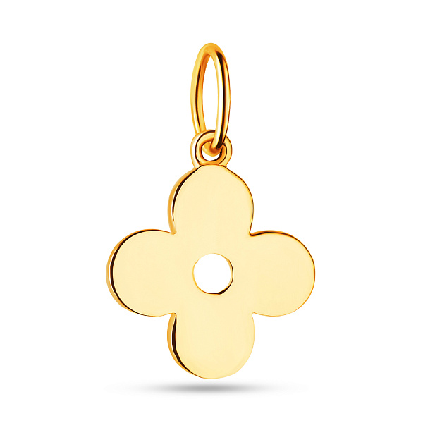 Подвес из желтого золота без камней (арт. 424254ж) – изображение 1