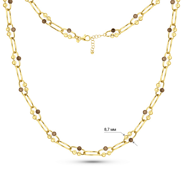 Колье Francelli из желтого золота (арт. 352877жкр) – изображение 3