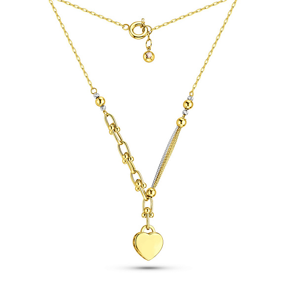 Колье из желтого и белого золота (арт. 352446жб) – изображение 2