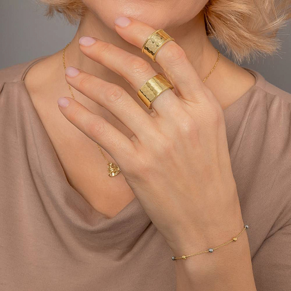 Каблучка Francelli з жовтого золота (арт. 140982ж) – зображення 2