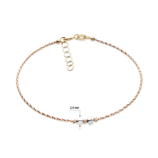 Золотий жіночий браслет Orbit (арт. 323754кб) – зображення 3